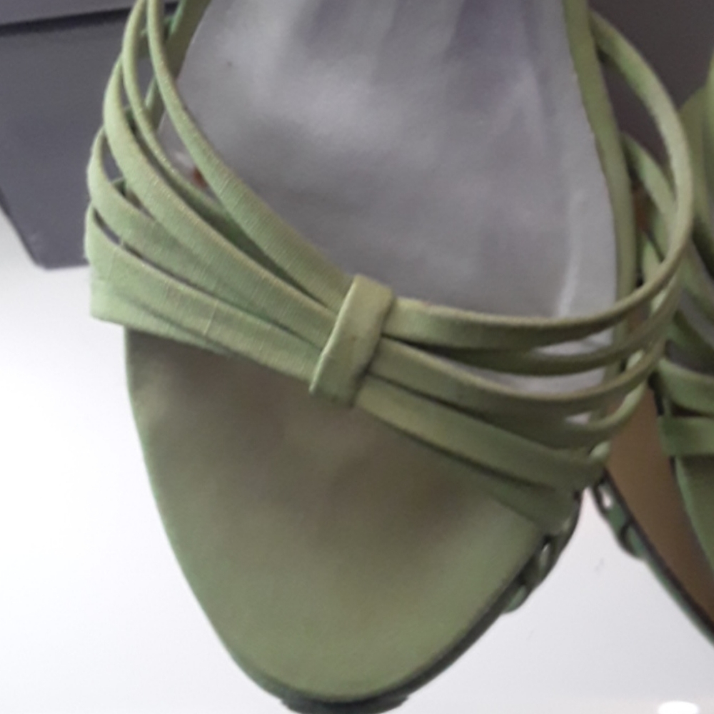 Mint Green Sandals - Picture 2 of 9